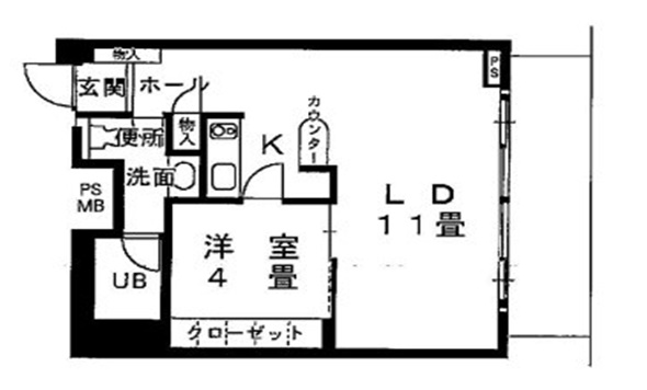 1LDK/Kタイプ