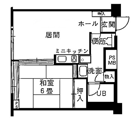 1LDK/Iタイプ
